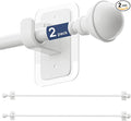 ENJOYBASICS 2 Pack No Drill Curtain Rods by ENJOYBASICS