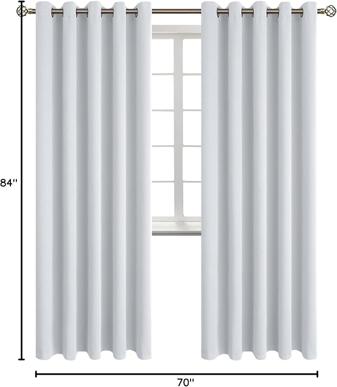 BGment Room Darkening Curtains 84 Inches Long - Image 9
