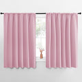 NICETOWN Blackout Curtains for Bedroom, Rouge Pink, 1 Pair, 70 by 63-inch by NICETOWN