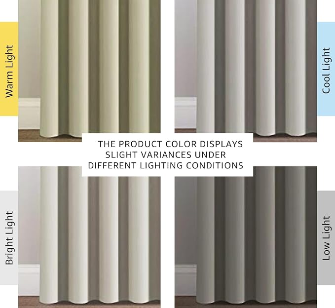 H.VERSAILTEX Blackout Curtains for Sliding Glass Door Room Divider Curtains - Image 4