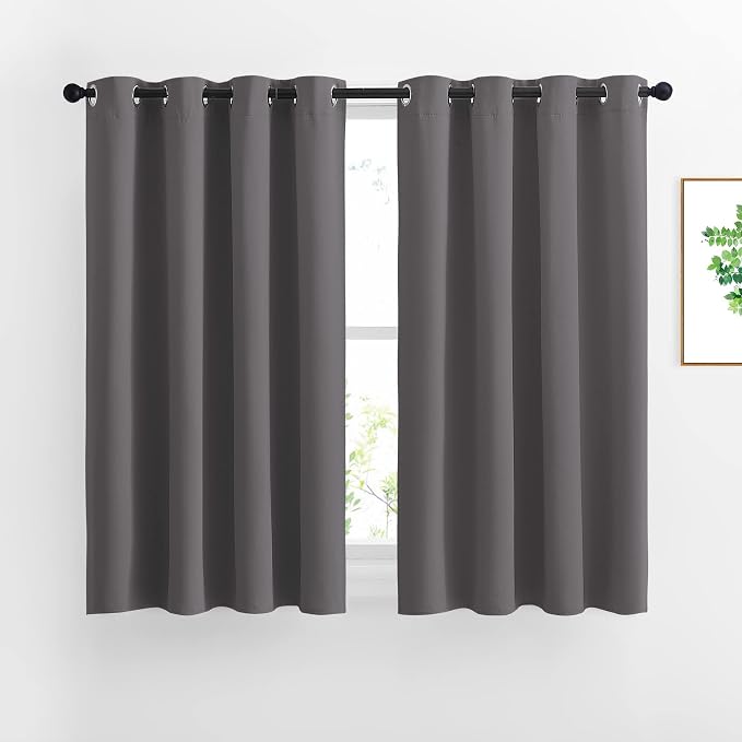 NICETOWN Blackout Short Kitchen Window Curtains by NICETOWN