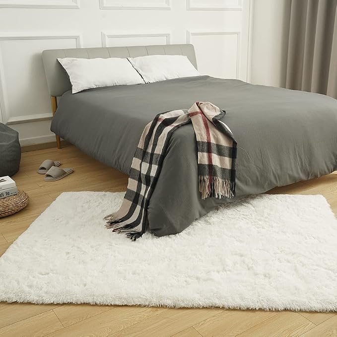Amearea Premium Soft Fluffy Area Rug Modern Shag Carpet, 3x5 Feet, Fuzzy Shaggy - Image 3
