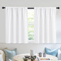 RYB HOME Short Curtains for Small Window, Sunmmer Heat Light Blocking Privacy by RYBHOME