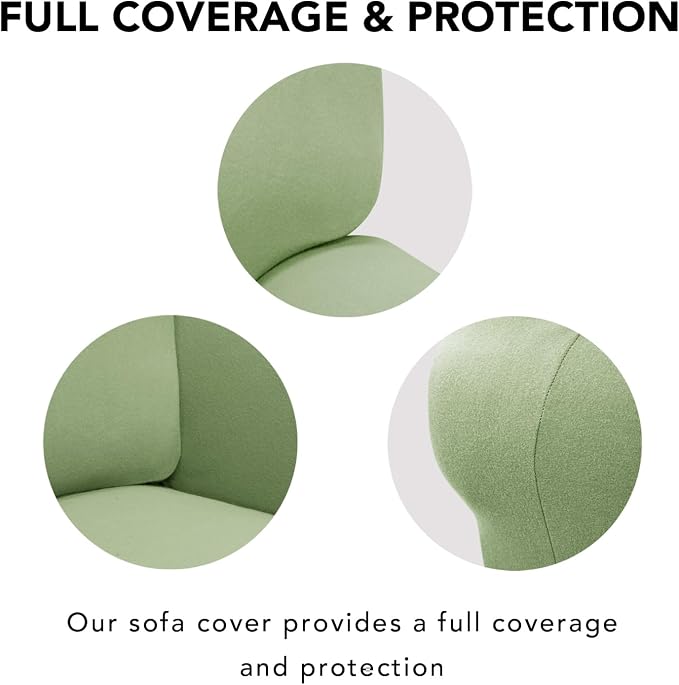 PureFit Super Stretch Chair Sofa Slipcover – Spandex Non Slip Soft Couch Sofa - Image 6