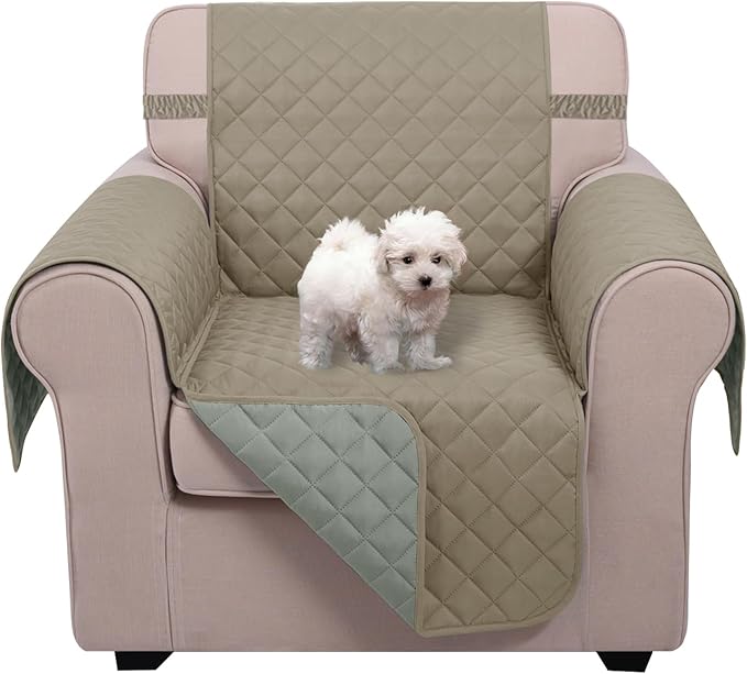 U-NICE HOME Reversible Oversized Chair Covers Quilted Water Repellent Pet by U-NICEHOME