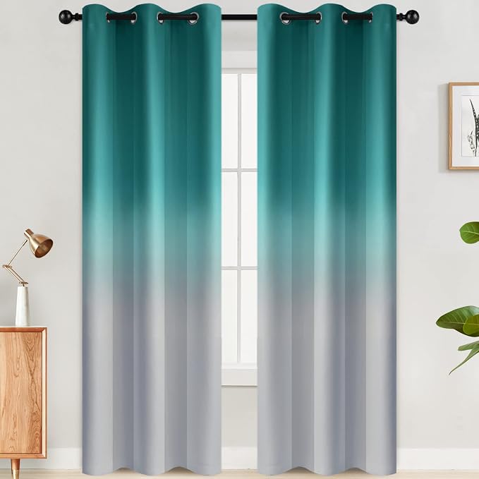 SimpleHome Ombre Room Darkening Curtains by SimpleHome