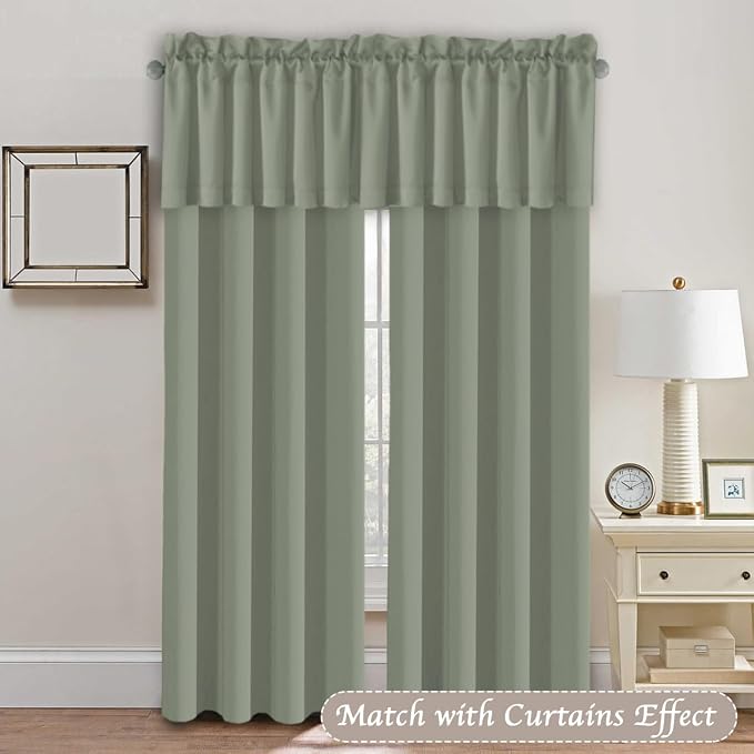 H.VERSAILTEX 4 Panels Blackout Valances - Image 3