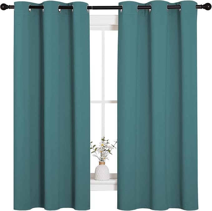 NICETOWN Thermal Insulated Solid Grommet Blackout Curtains/Drapes/Panels - Image 2