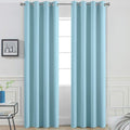 Yakamok Blackout Curtains for Bedroom, Thermal Insulated Grommet Top Drapes for by Yakamok