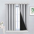 Yakamok Total Blackout Curtains, 2 Thick Layers Completely Blackout Thermal by Yakamok
