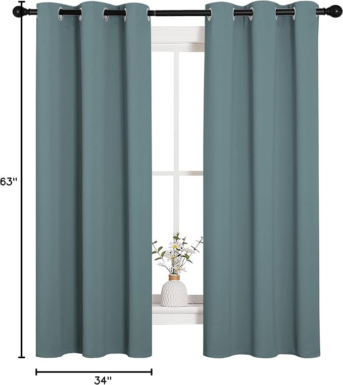 NICETOWN Modern Blackout Curtains Noise Reducing, Thermal Insulated and Privacy - Image 10