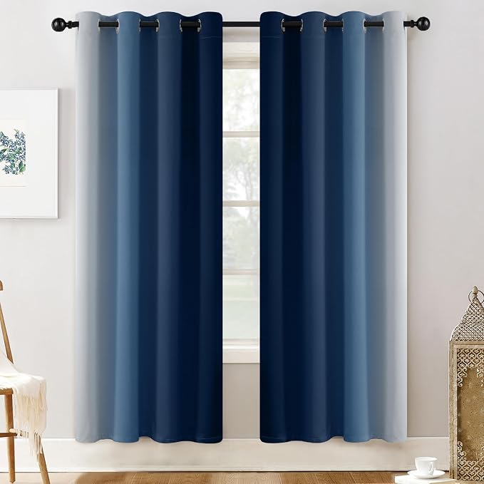 Yakamok 72 Inch Length Light Blocking Grommet Window Drapes - Image 2