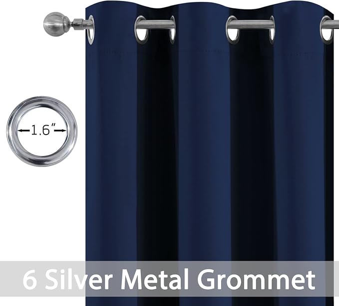 Yakamok 84 Inch Length Blackout Curtains - Image 2