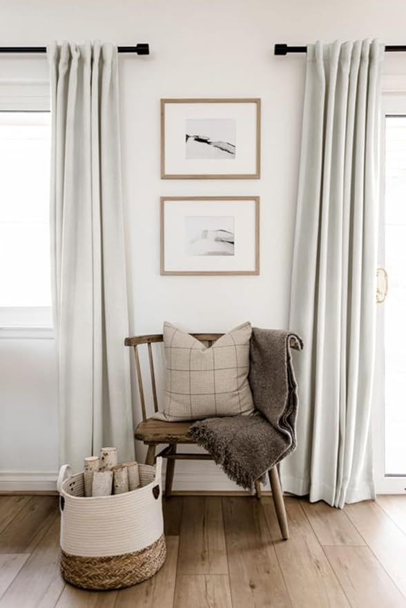 100% Blackout Shield Linen Blackout Curtains - Image 6