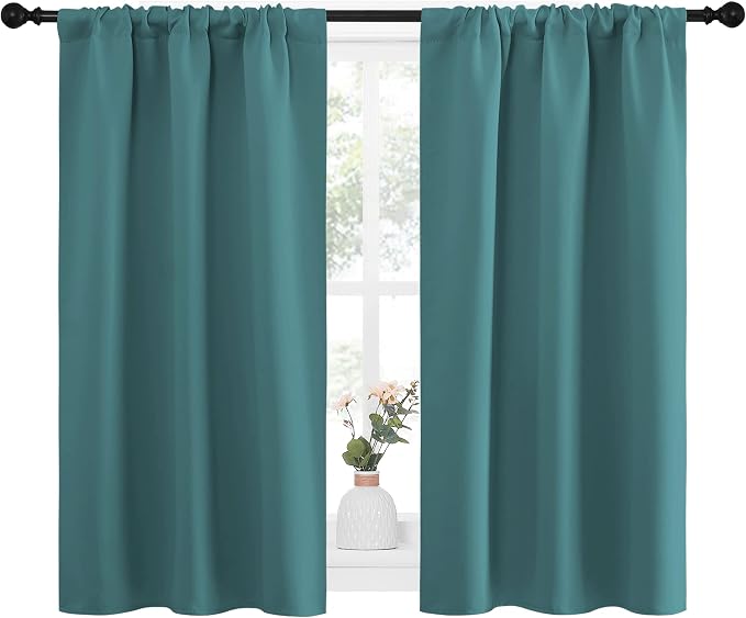 NICETOWN Kitchen Curtains, Privacy & Light Block Out Window Curtains & Drapes - Image 2