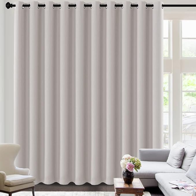 H.VERSAILTEX Blackout Curtains for Sliding Glass Door Room Divider Curtains by HVERSAILTEX