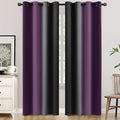SimpleHome Ombre Room Darkening Curtains 84 inches Length by SimpleHome
