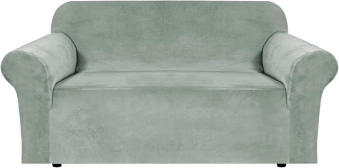 H.VERSAILTEX Stretch Velvet Loveseat Covers by HVERSAILTEX
