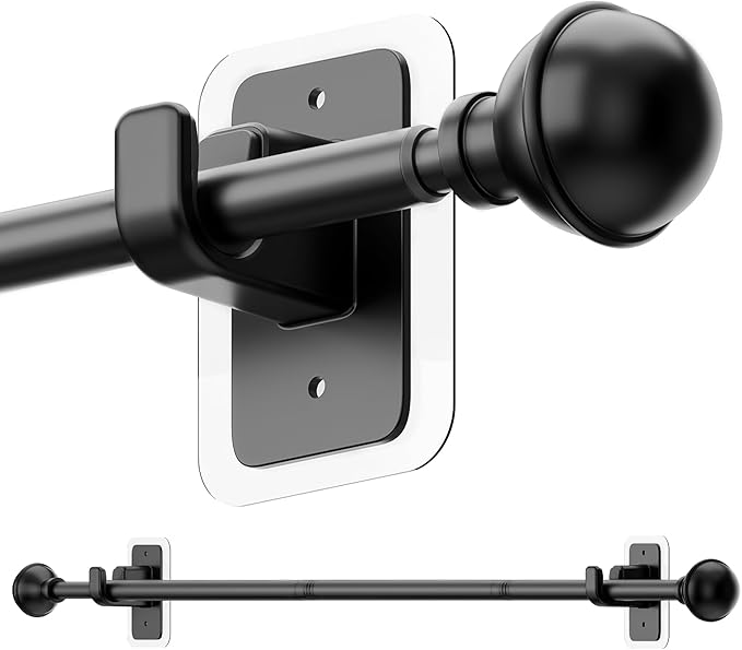 ENJOYBASICS No Drill Curtain Rods by ENJOYBASICS