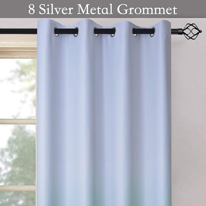 SimpleHome Ombre Room Darkening Curtains - Image 2