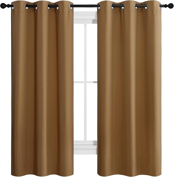 NICETOWN Sleek Blackout Curtains 68 inches Length - Image 2