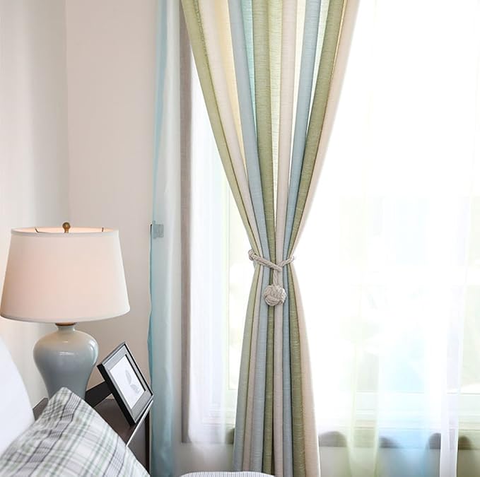 Melaluxe 2 Pack Curtain Tiebacks - Image 3