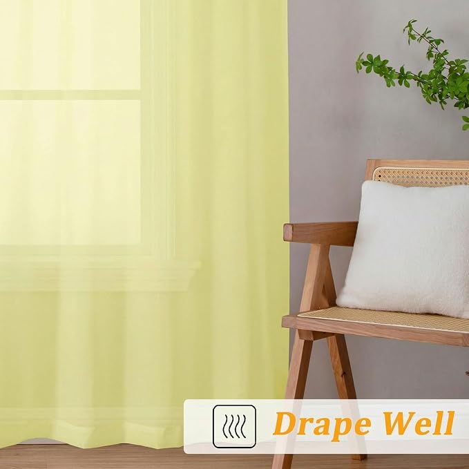 Gwine Sheer Curtains 72 Inch Length - Image 6