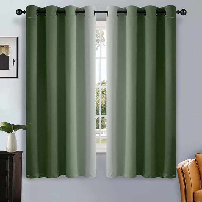 SimpleHome Ombre Room Darkening Curtains by SimpleHome