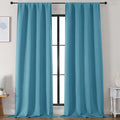Simplebrand Ava Turquoise Blackout Curtains by Simplebrand