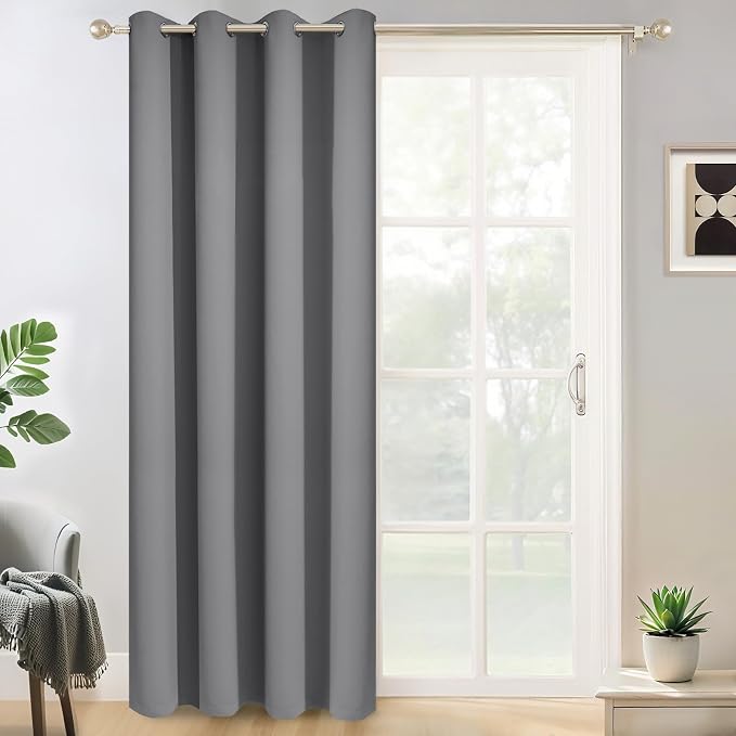 Yakamok Gray Blackout Curtain Panels 84 inches by Yakamok