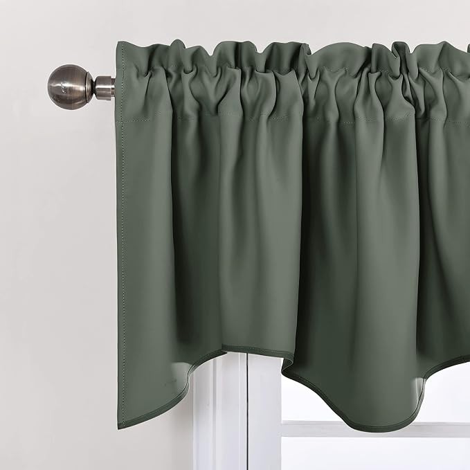 NICETOWN Blackout Scalloped Valances - Image 4