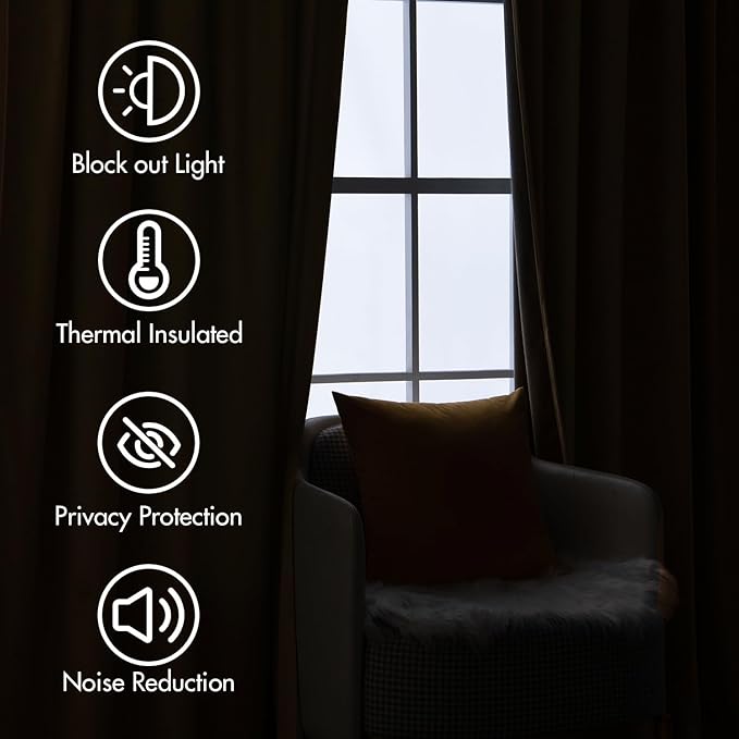 MIULEE Velvet Curtains 90 inches - Image 5