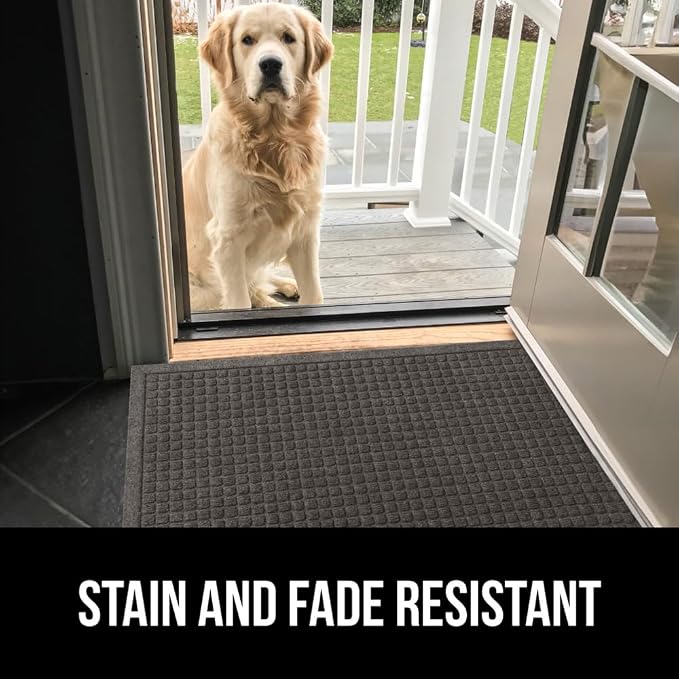 GORILLA GRIP® Ultra Absorbent Front Door Mat Outside Entrance, Traps Dirt and - Image 9