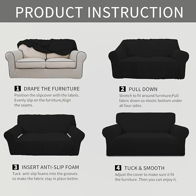 Easy-Going Stretch Chair Sofa Slipcover 1-Piece Couch Sofa Cover Furniture - Image 6
