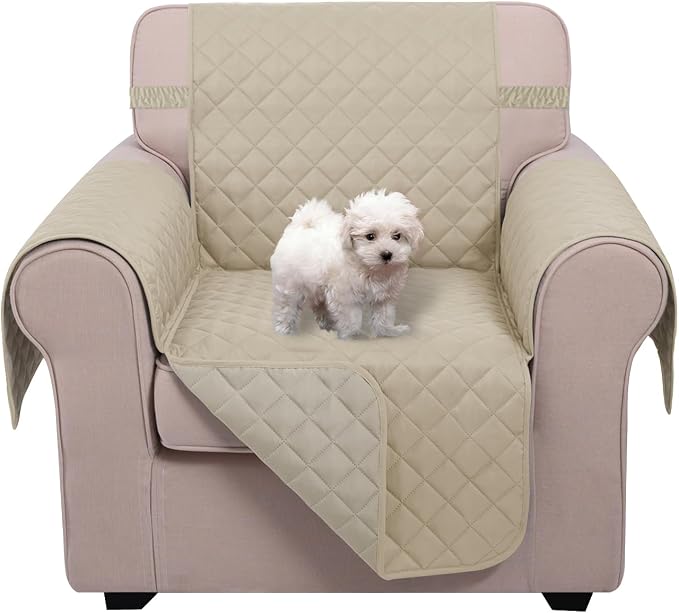 U-NICE HOME Reversible Oversized Chair Covers Quilted Water Repellent Pet by U-NICEHOME
