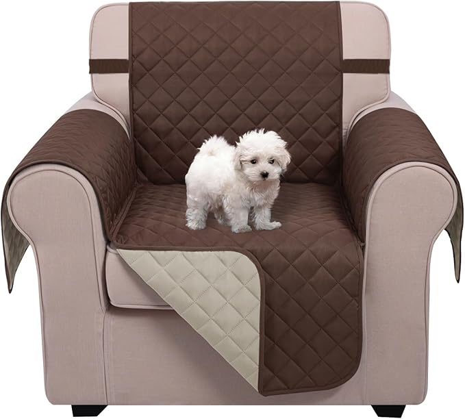U-NICE HOME Reversible Oversized Chair Covers Quilted Water Repellent Pet by U-NICEHOME