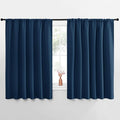 NICETOWN Blackout Curtains for Bedroom, Moroccan Blue, 1 Pair, 62 by 63-inch by NICETOWN