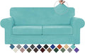 WEERRW Velvet Couch Covers for 2 Cushion Couch Sofa by WEERRW