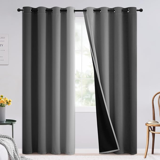 SimpleHome Blackout Curtains Ombre by SimpleHome