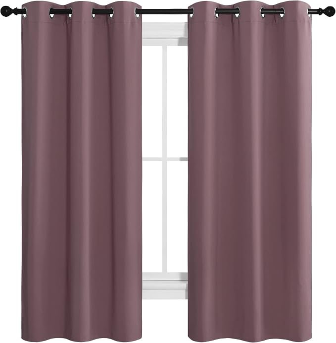 NICETOWN Dry Rose Room Darkening Curtains - Image 2