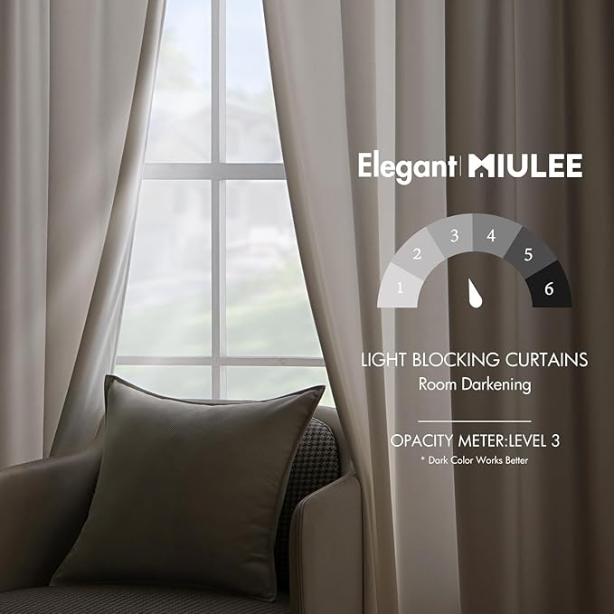 MIULEE Velvet Curtains 90 inches - Image 5