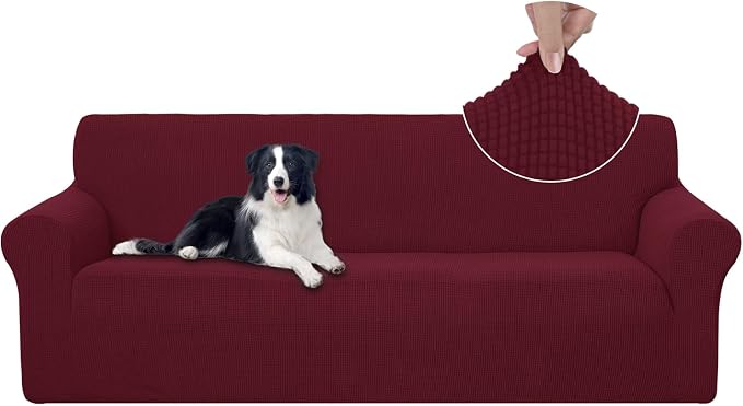 U-NICE HOME 4 Seater Stretch Couch Cover Sofa Cover Washable Sofa Slipcover by U-NICEHOME
