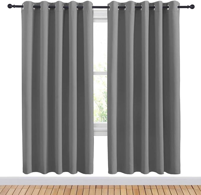NICETOWN Bedroom Curtains Blackout Drapery Panels, Three Pass Microfiber - Image 2