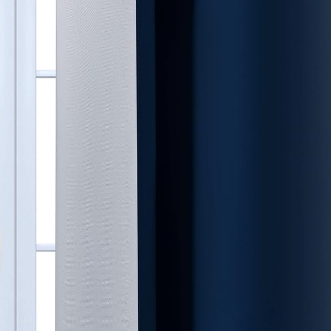 Yakamok Blue Ombre Curtains Room Darkening Grommet Curtains - Image 6