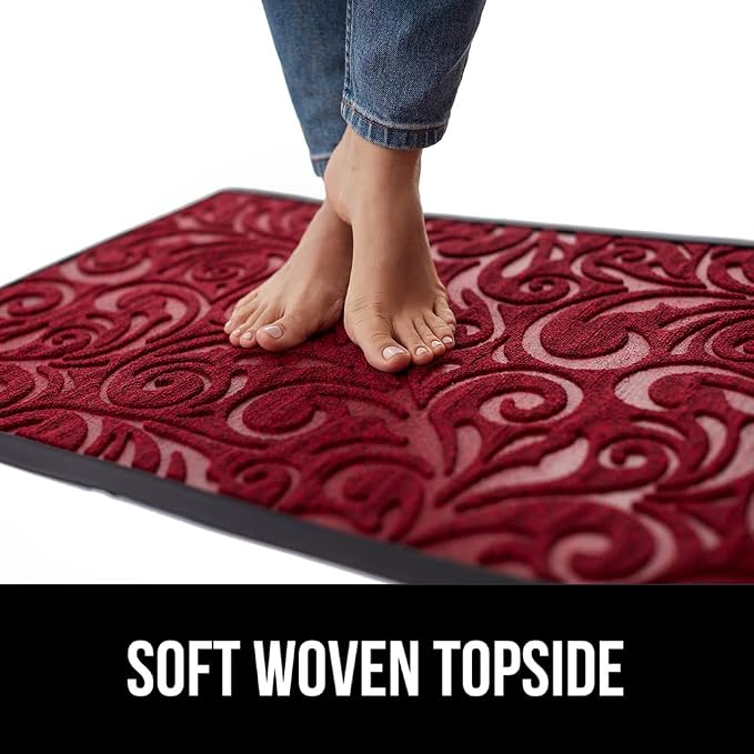 GORILLA GRIP 100% Waterproof All-Season WeatherMAX Doormat US Designed Natural - Image 7