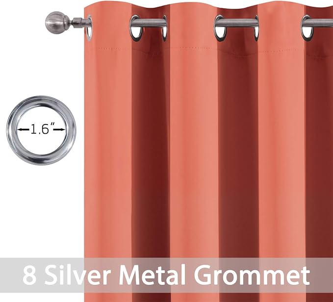 Yakamok 96 inch Long Solid Blackout Curtains - Image 4