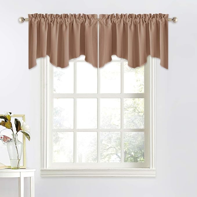 NICETOWN Blackout Valances Short Curtains by NICETOWN