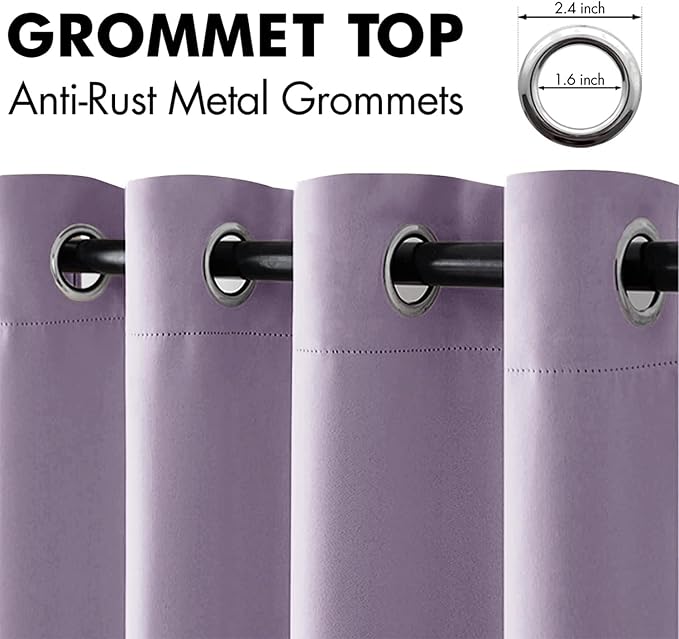 MIULEE Blackout Curtains 96 Inches Long - Image 4