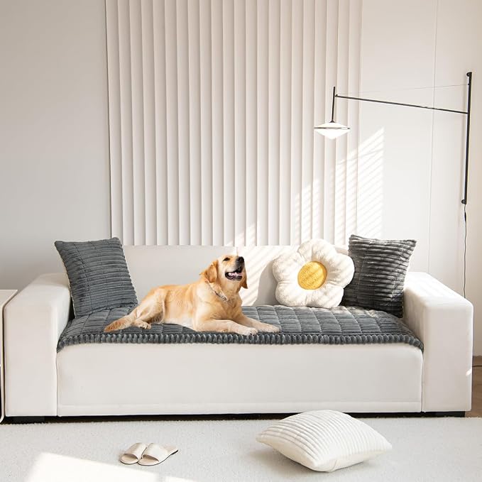 Pet Couch Covers Protector for Dogs Sofa Slipcovers Washable Cushion Cover | - Image 4