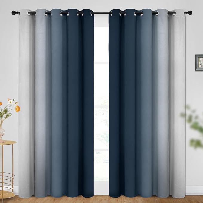 SimpleHome Ombre Room Darkening Curtains - Image 2